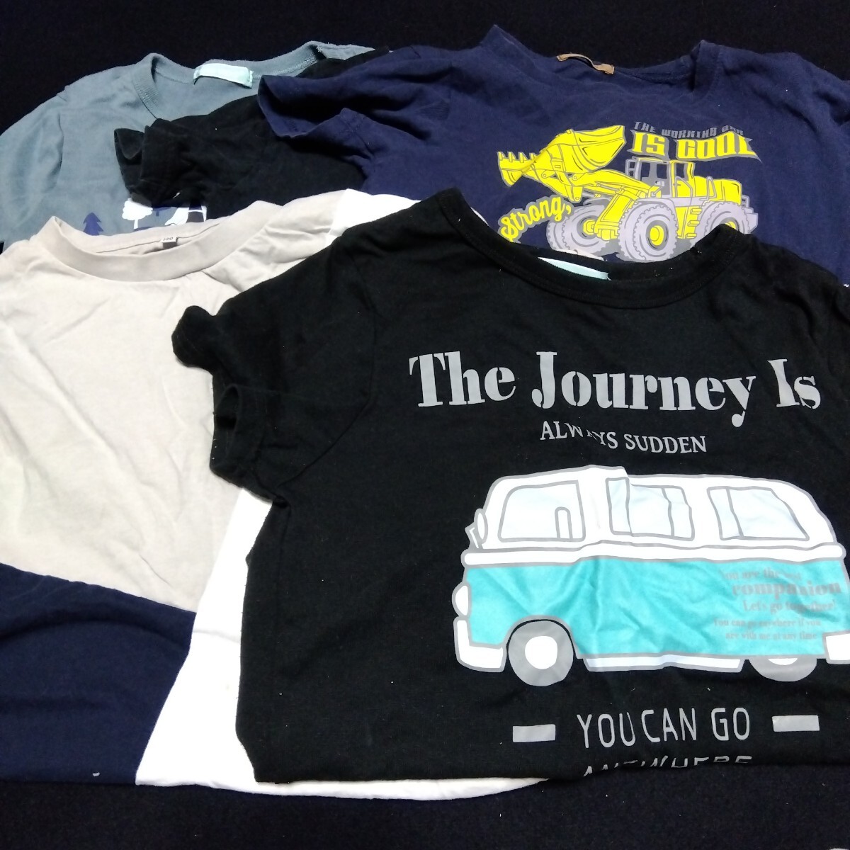 子供服 男の子 Tシャツ 130 5着セット 半袖Tシャツ キッズ 半袖 春 夏 130-14