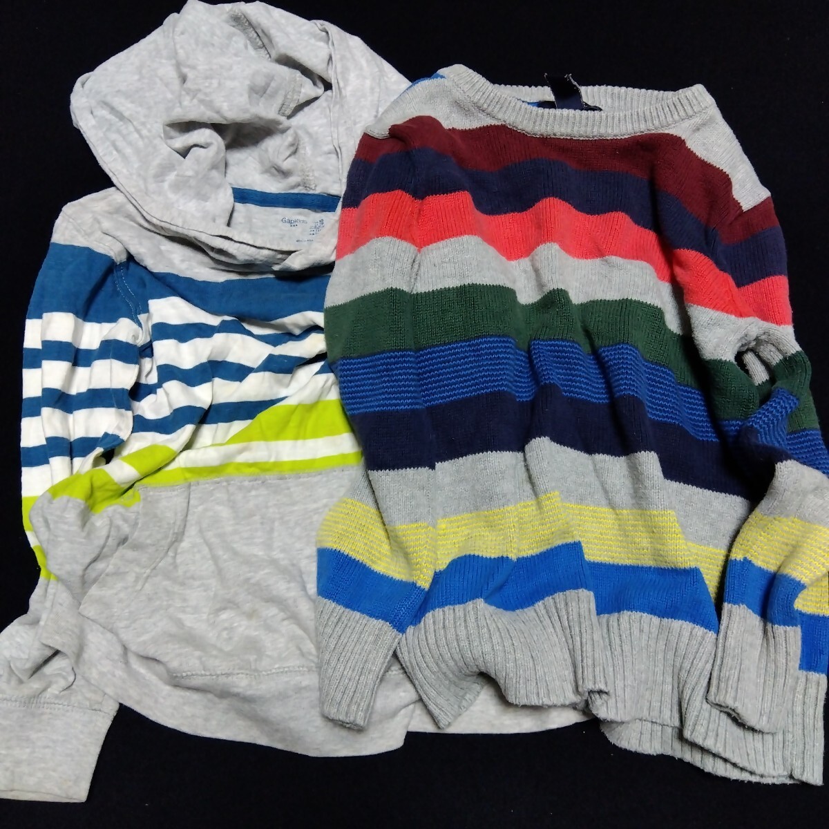 GAP Kids 110 2着セット 子供服 セーター パーカー 長袖 上着 トップス キッズ 110-15