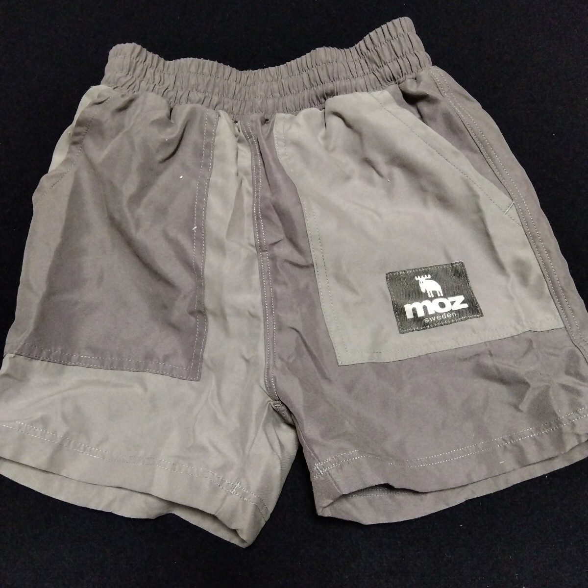 【送料無料】 子供服 水着 moz 110 グレー 男の子 キッズ 110-18