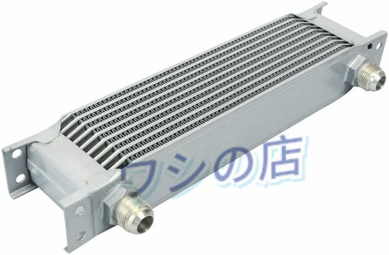 汎用 オイルクーラー コア AN10 10段 薄型 高効率 コンパクト型