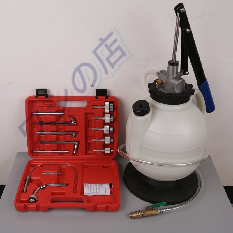 手動式ATFチェンジャー 7L レベルゲージ無車でもATF交換可能 14本アダプター付 オイルチェンジャー