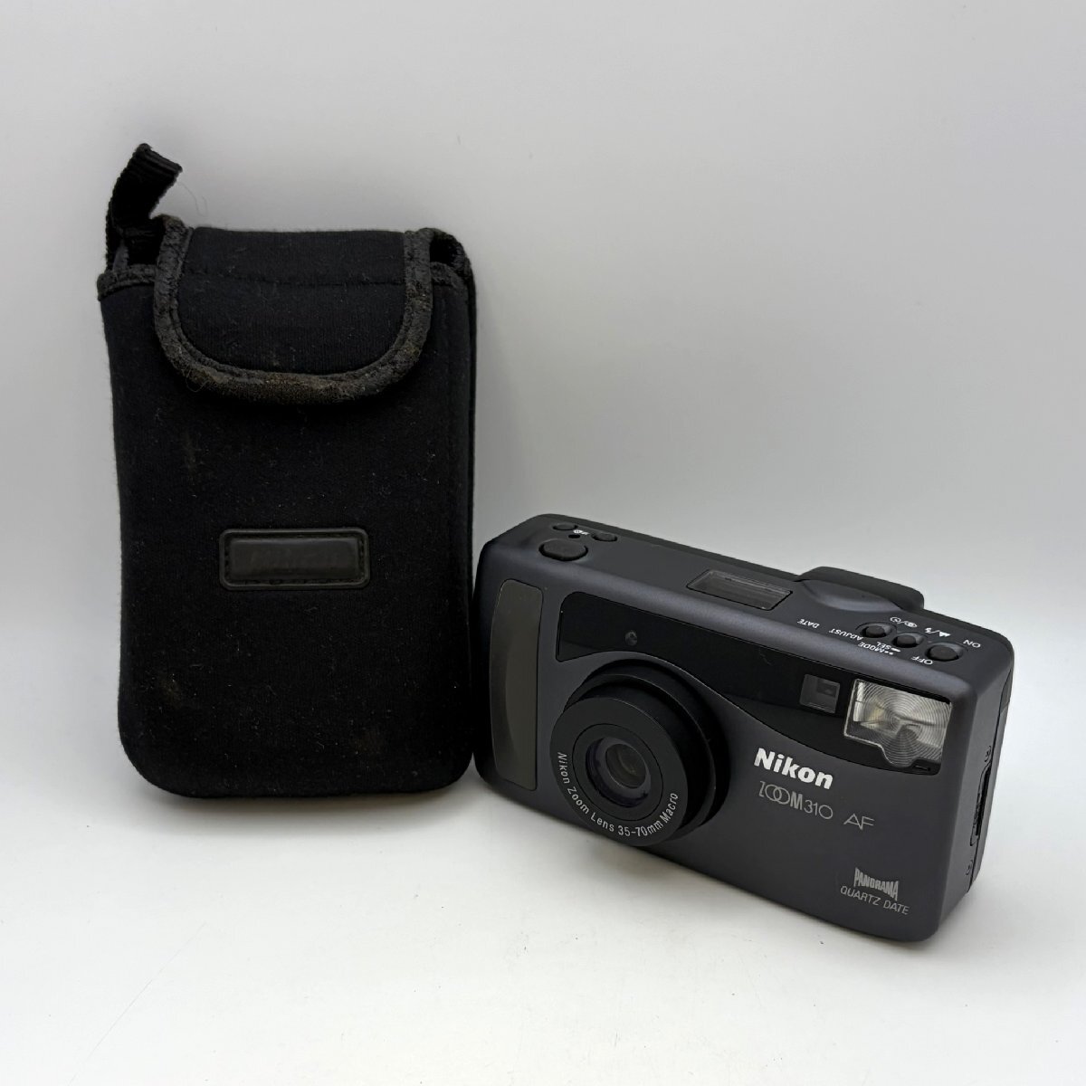 Nikon/ニコン/ZOOM/310/AF/ケース付/フィルムカメラ/コンパクトカメラ/シャッターOK/通電確認済/ジャンク/N072
