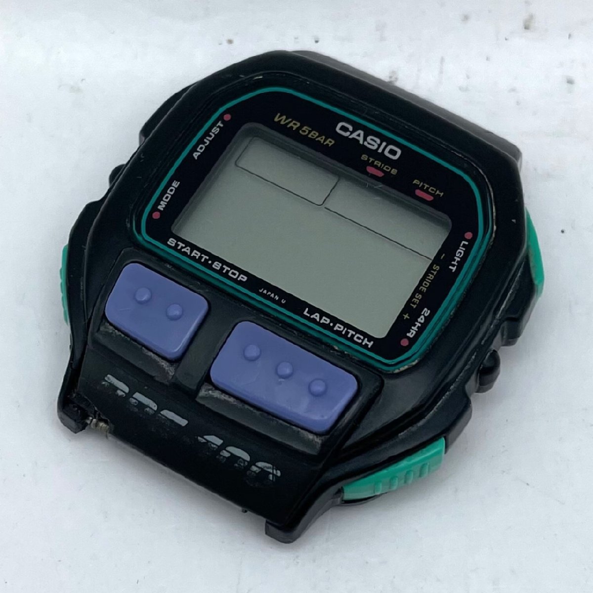 CASIO/カシオ/1091/RPS-100W/5BAR/ブラックカラー/スクエア/デジタル/クォーツ/メンズ腕時計/ジャンク/R129