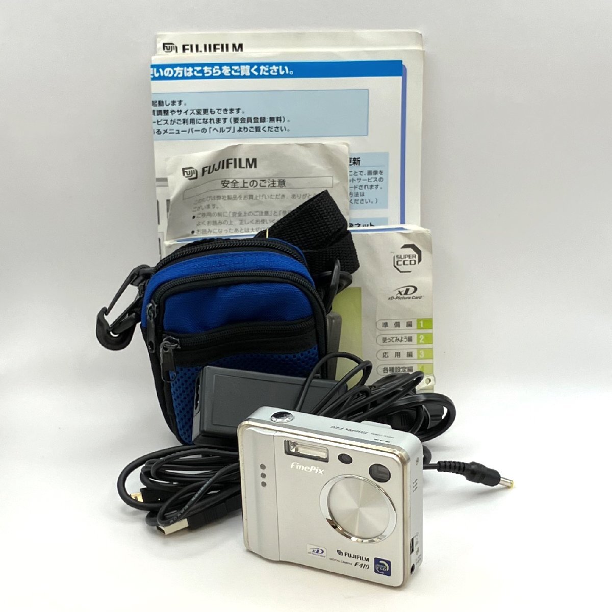 FUJIFILM/フジフィルム/FinePix/F410/ケース・付属品付/デジカメ/コンパクトデジタルカメラ/デジタルカメラ/ジャンク/K103