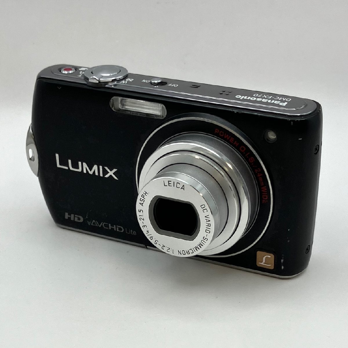 1円～/Panasonic/パナソニック/LUMIX/DMC-FX70/付属品付/コンパクトデジタルカメラ/デジカメ/通電確認済/シャッターOK/ジャンク/K100