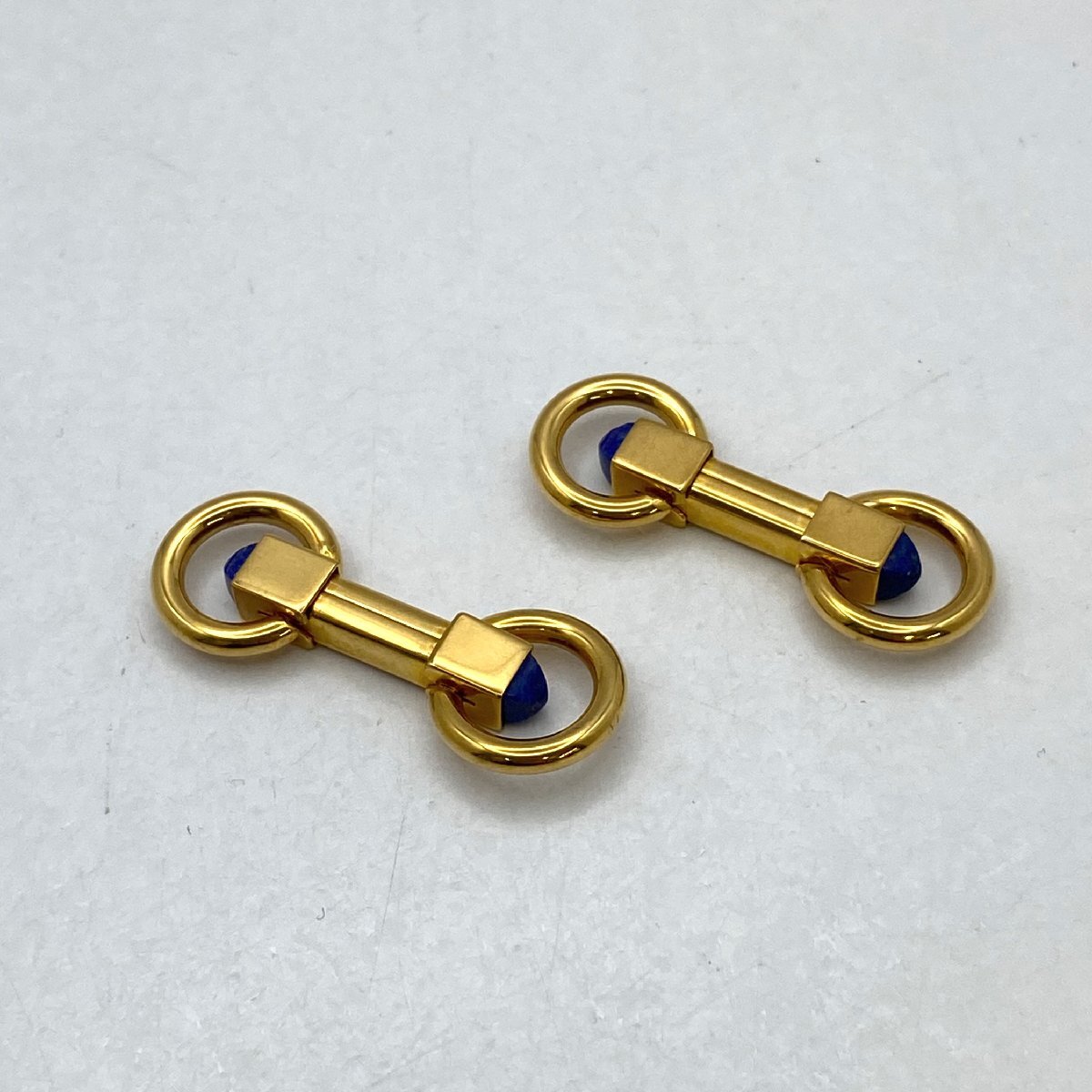 1円～/dunhill/ダンヒル/カフス/カフスリンクス/ロングシェイプ/ゴールドカラー/ファッション/アクセサリー/ブランド/メンズ/H071