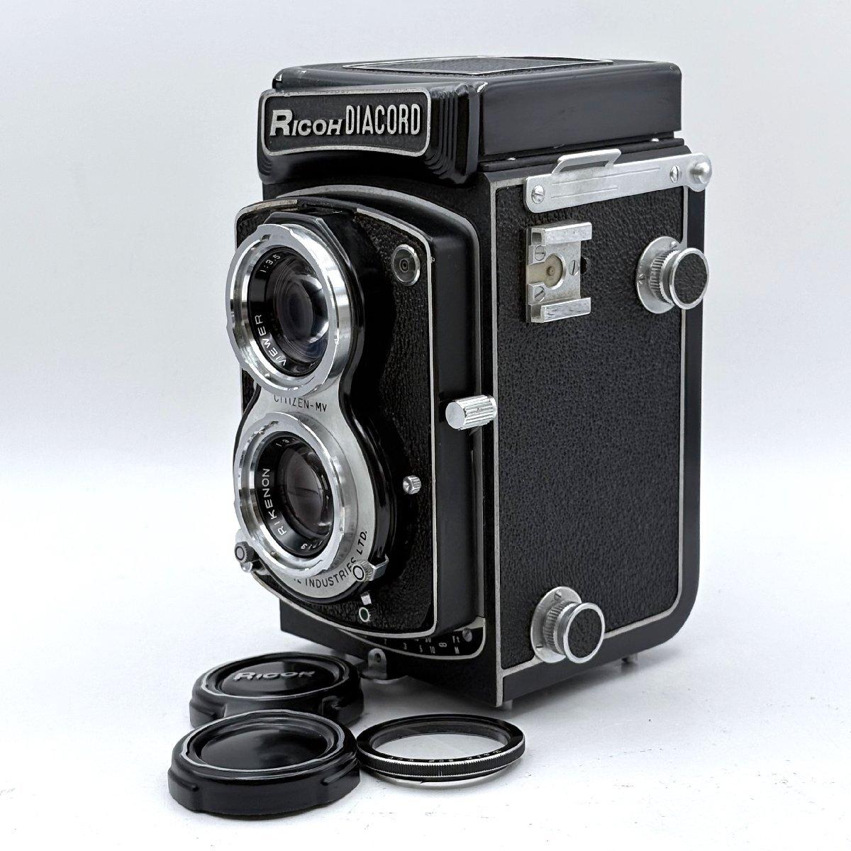 1円～/RICOH/リコー/DIACORD/ダイアコード/RIKENON/8cm/F3.5/フィルムカメラ/二眼レフカメラ/難あり/ジャンク/X050