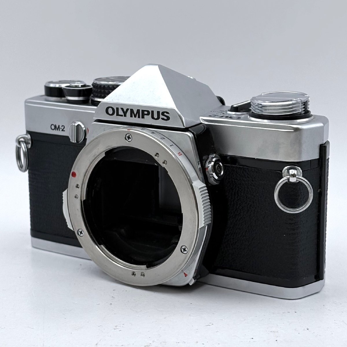 1円～/OLYMPUS/オリンパス/OM-2/シルバー/ボディ/フィルムカメラ/一眼レフ/通電確認済/難あり/ジャンク/X068