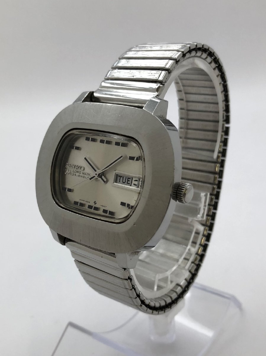 1円～/SEIKO/セイコー/LM/LORD MATIC/ロードマチック/5606-5010/25石/3針/デイデイト/自動巻/メンズ腕時計/稼動品/ジャンク/S108