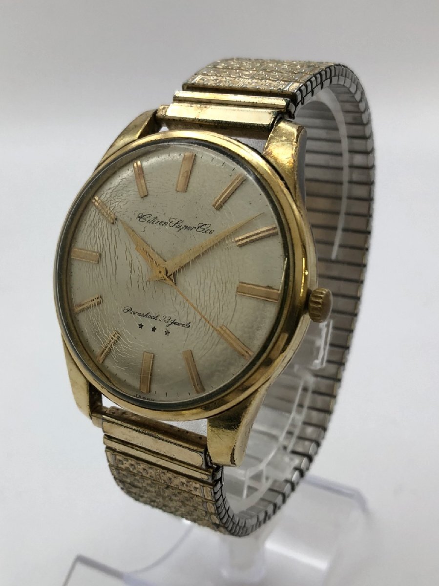 1円～/CITIZEN/シチズン/Super Ace/スーパーエース/A5150781/23石/3針/14KGF/手巻き/メンズ腕時計/稼動品/ジャンク/S106
