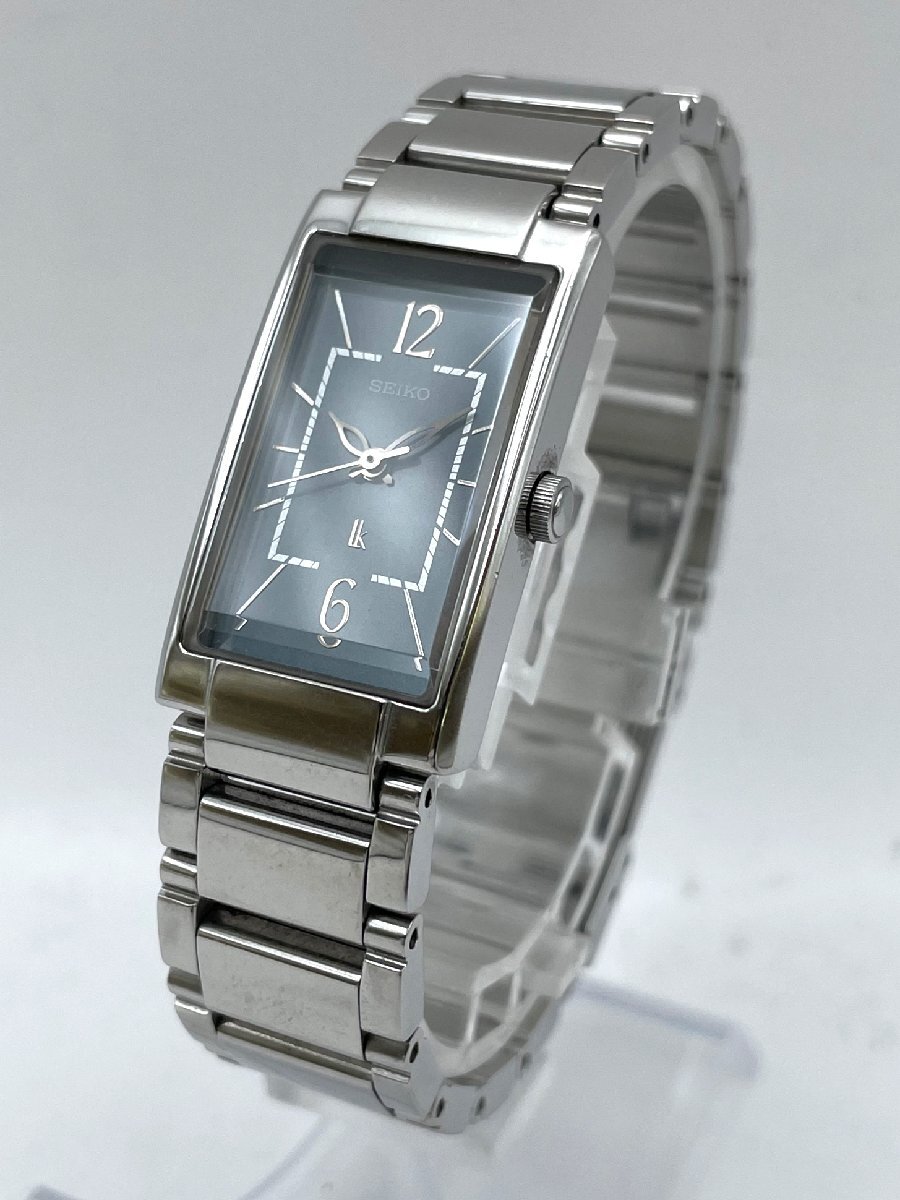 SEIKO/セイコー/LUKIA/ルキア/1F21-5E20/3針/シルバー系文字盤/シルバーカラー/スクエア/クォーツ/レディース腕時計/ジャンク/R123