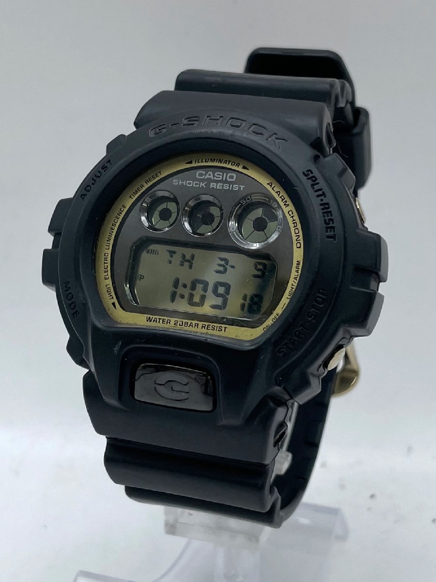 1円～/CASIO/カシオ/G-SHOCK/Gショック/SHOCK RESIST/DW-6900MR/20BAR/デジタル/クォーツ/メンズ腕時計/稼働品/ジャンク/R053