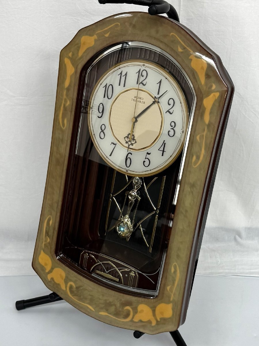 1円～/SEIKO/セイコー/PREMIUM/プレミアム/振り子時計/柱時計/掛時計/アナログ/インテリア/ジャンク/I062