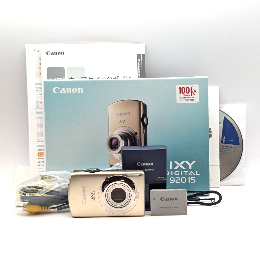 Canon IXY DIGITAL 920 IS ゴールド キャノン コンパクトデジタルカメラ 動作品
