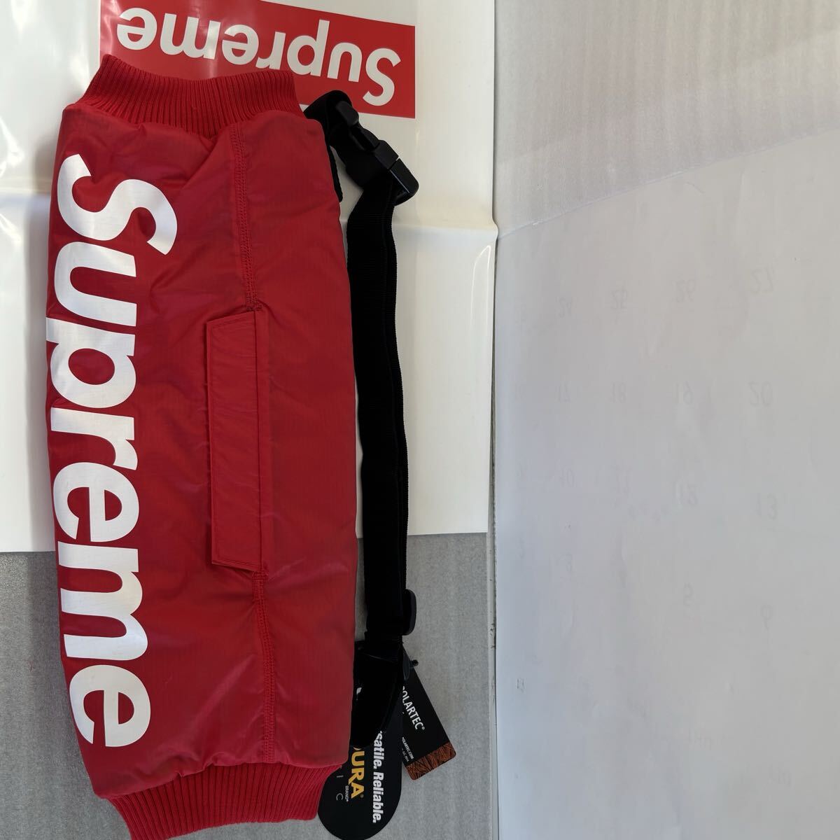 C108 シュプリーム Supreme ハンドウォーマー ナイロン レッド メンズ 赤 RED 未使用品　送:80
