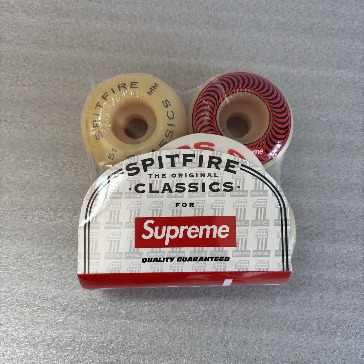 C109 supreme spitfire 51mm Wheels 未使用品　supremeとスピットファイヤーのコラボウィール、サイズは51mm 送:60