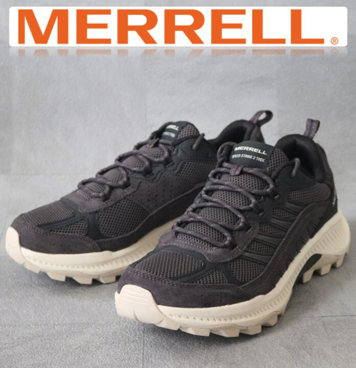 新品箱付き【MERRELL メレル】SPEED STRIKE 2 TREK スニーカー 26.5cm ハイキング 登山 アウトドア v8135