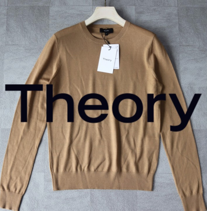 29,700円新品タグ付き【Theory セオリー】レディース春夏モデル MERINO WOOL サマーニット セーター S(M) v8187