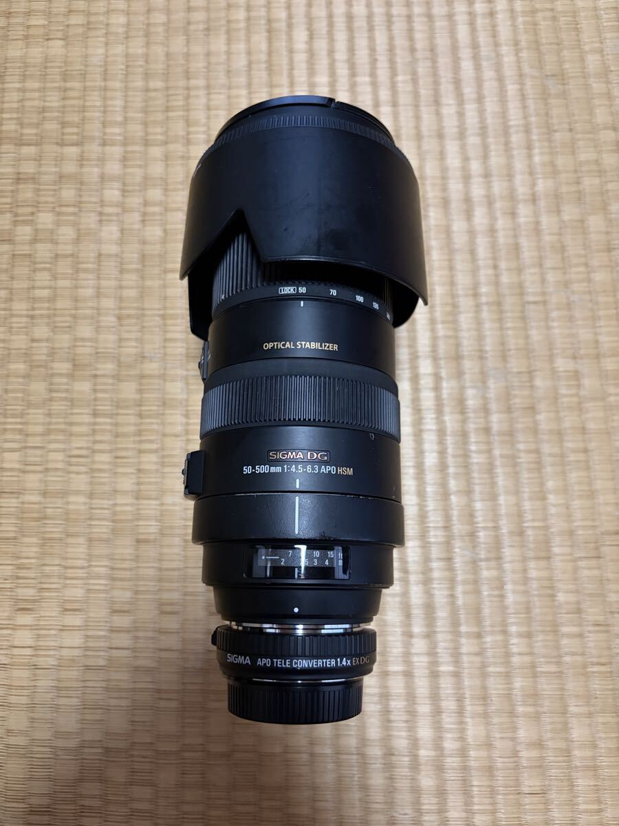 【1円スタート】SIGMA DG APO HSM 50-500mm 望遠レンズ カメラ