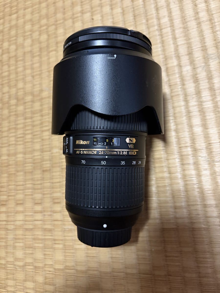 【1円スタート】 Nikon AF-S NIKKOR 24-70mm 1:2 8E ED VR N ニコン
