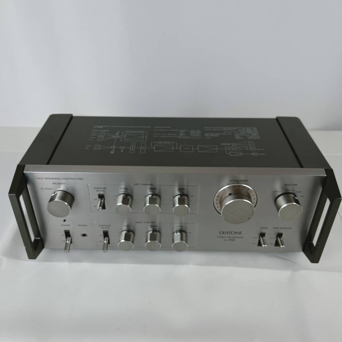 外観美品　希少　動作品　DIATONE ダイヤトーン プリアンプ DA-P10
