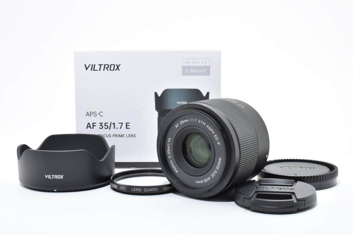★☆極上★ビルトロックス VILTROX AF 35mm F1.7 STM ASPH ED IF Eマウント ブラック #1004☆★