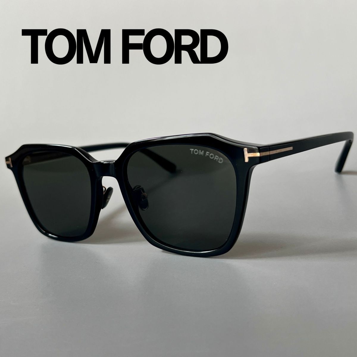 トムフォード サングラス TOM FORD クラウンパント ブラック ゴールド 新品 黒 金 レディース メンズ アジアンフィット イタリア製