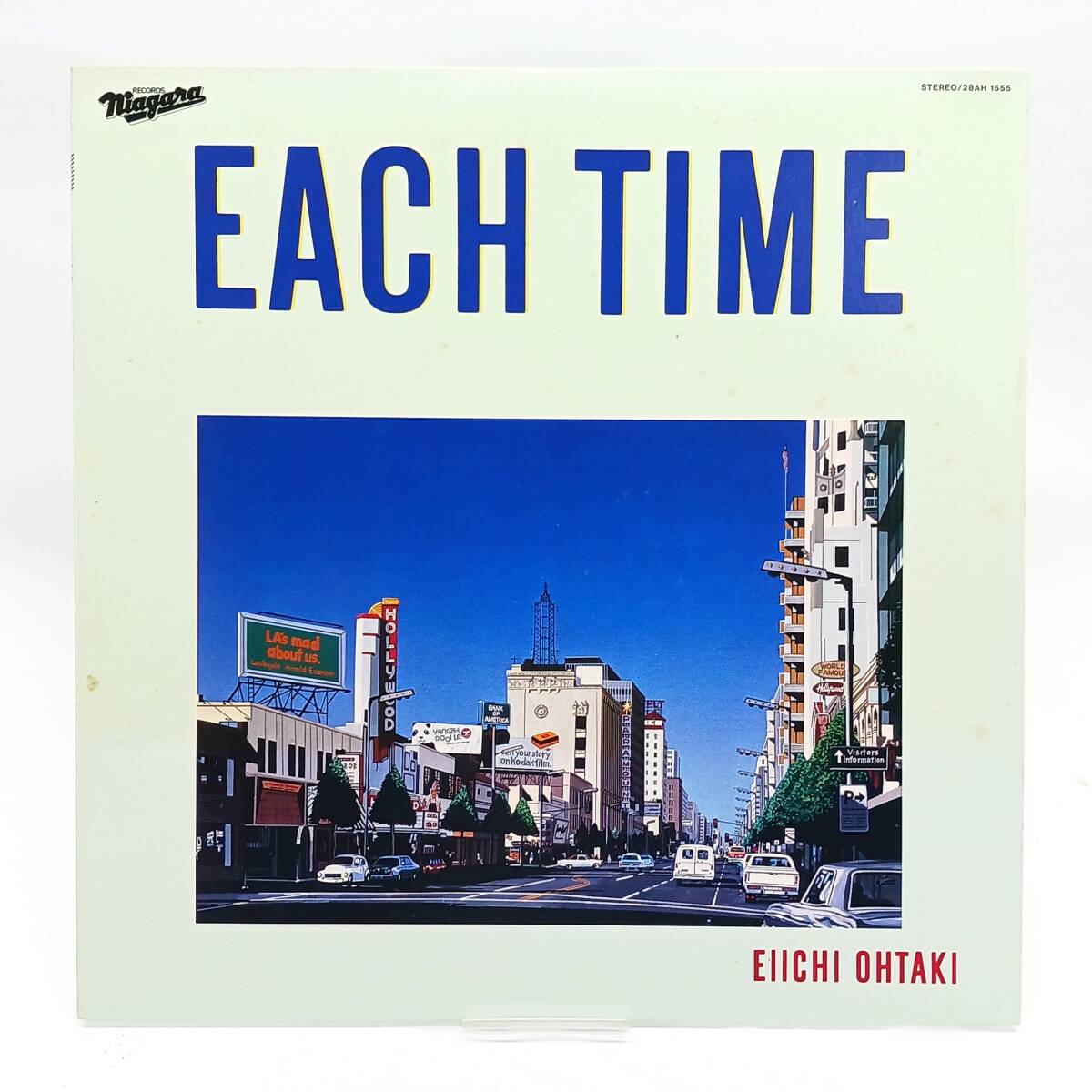 大瀧詠一 EACH TIME イーチタイム LP レコード 28AH 1555 ナイアガラレコード