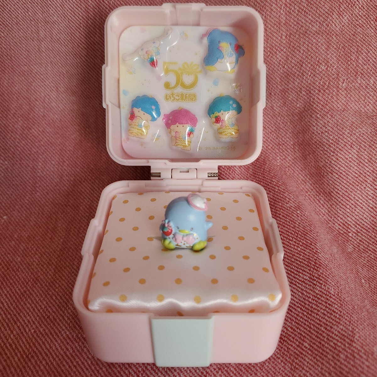 サンリオ ゆめきゅんリングBOX タキシードサム いちご新聞50周年記念 レトロキャラ SANRIOoriginal 正規品 検品開封のみ 新品未使用