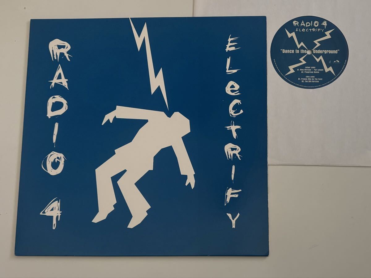 RADIO 4 / ELECTRIFY (New Ver/Playgroup Remix/The Faint Mix/DFA Ver) '12 US盤 レディオ4,ダンスパンク,POST PUNK,DISCO PUNK,