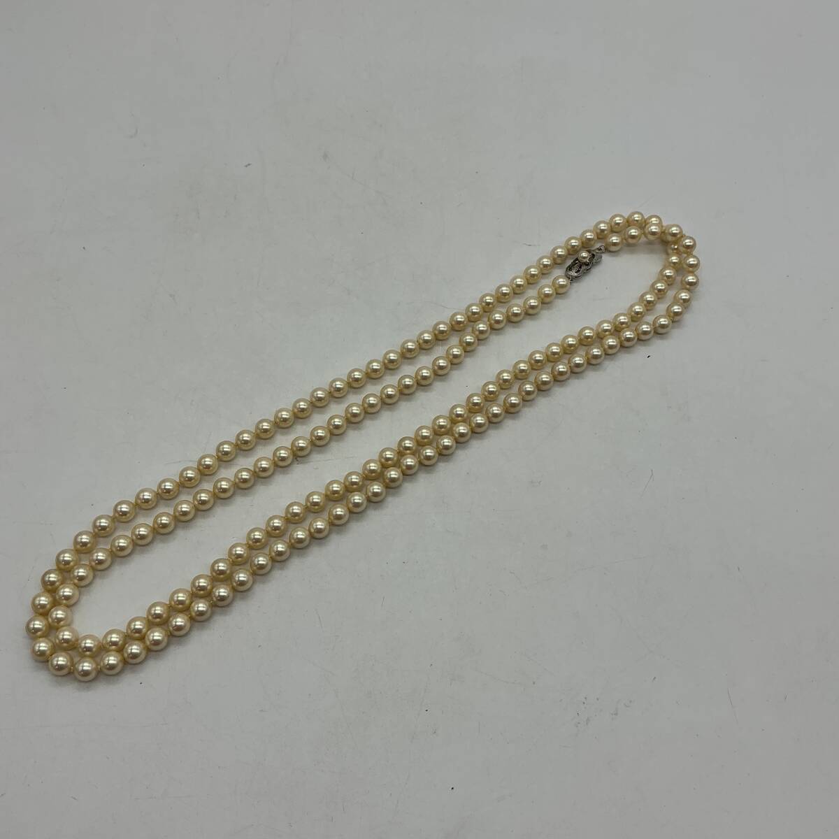 #5048 SILVER刻印 フェイクパール ネックレス ペンダント レディース 冠婚葬祭 フォーマル アクセサリー アンティーク ファッション 小物