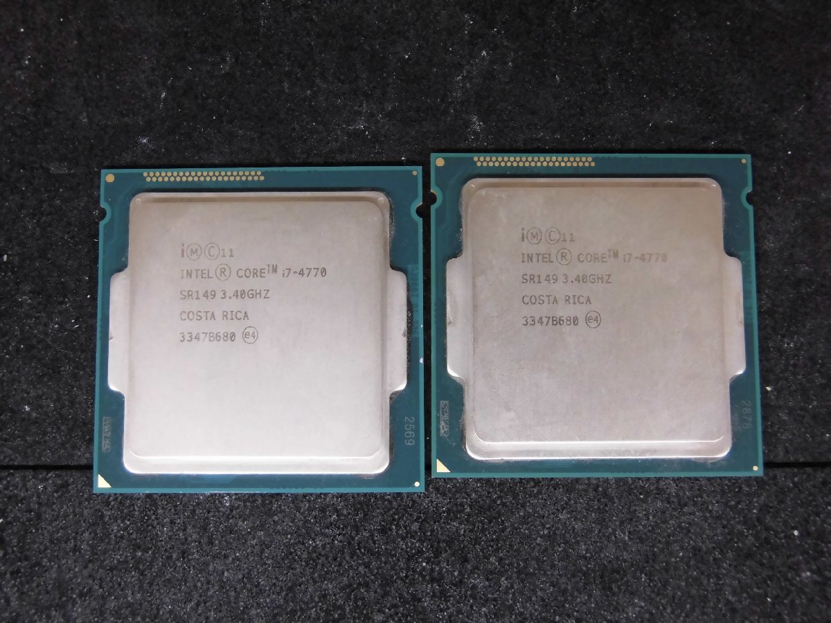 【T414】CPU★Core i7-4770 3.40GHz 2個セット