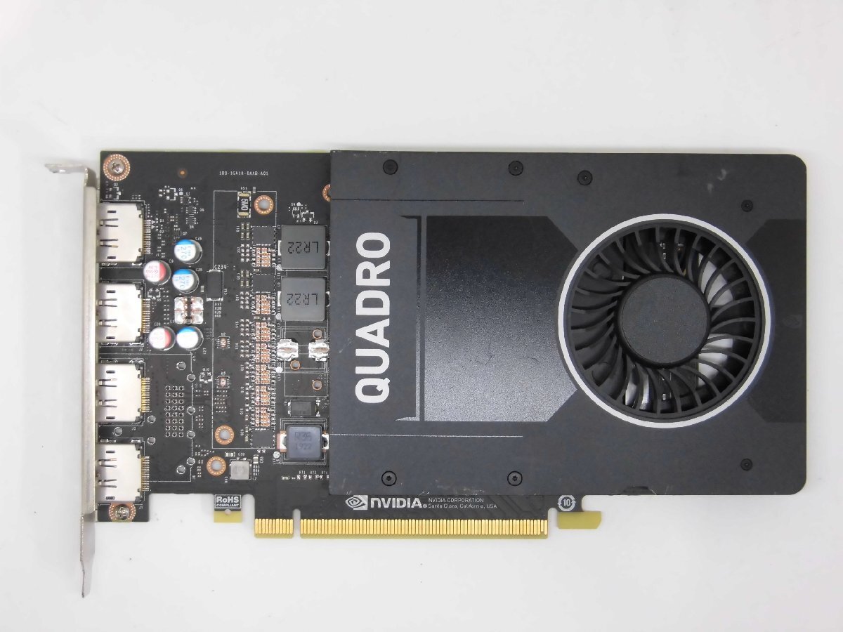 【K054】 グラフィックボード★NVIDIA QUADRO P2000
