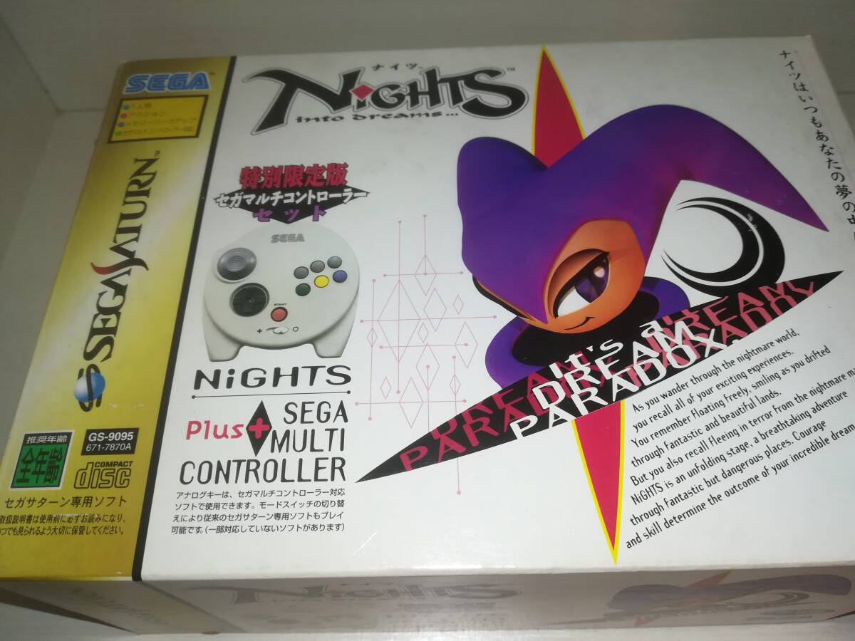 SS セガサターン ナイツ NIGHTS into dreams... 特別限定版 セガマルチコントローラー セット ジャンク扱いです