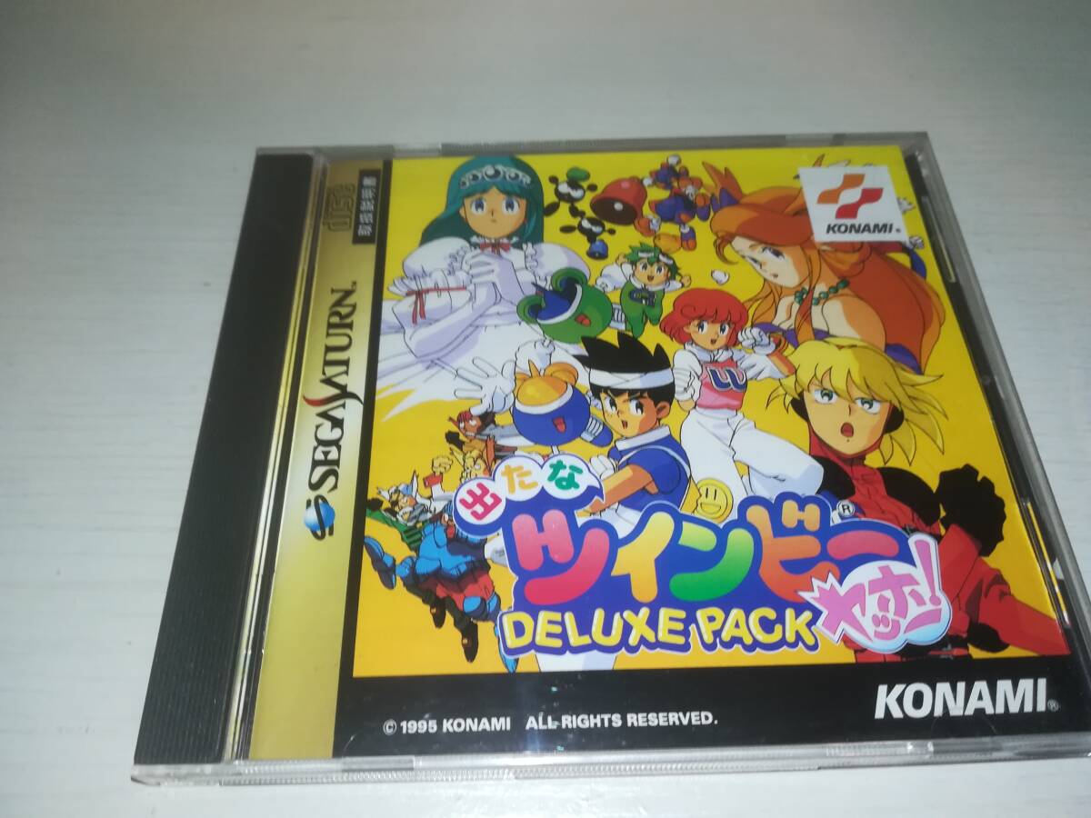 SS セガサターン 出たなツインビー ヤッホー! DELUXE PACK DETANA TWINBEE YAHHO-!
