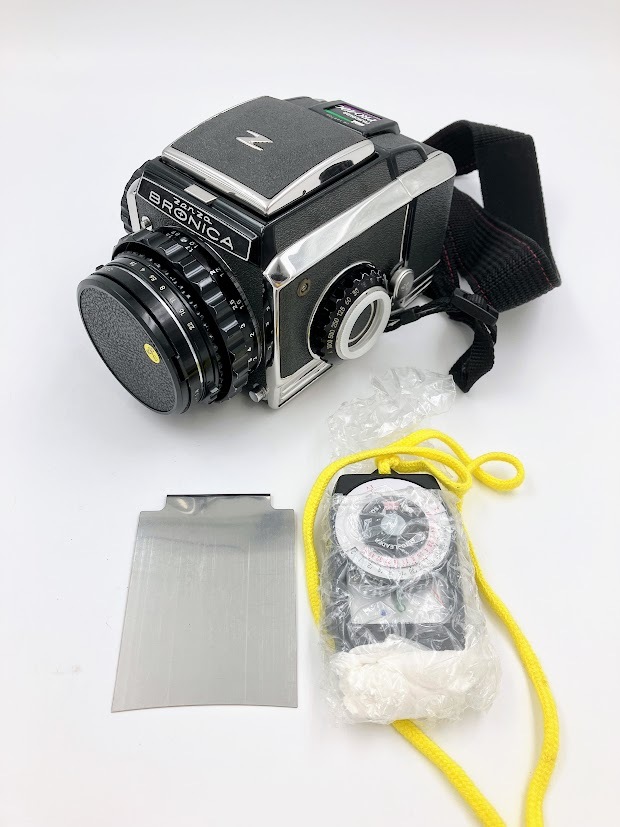 動作未確認／ZANZA BRONICA 中判カメラ／NIKON NIKKOR-P 1:2.8 f=75mm