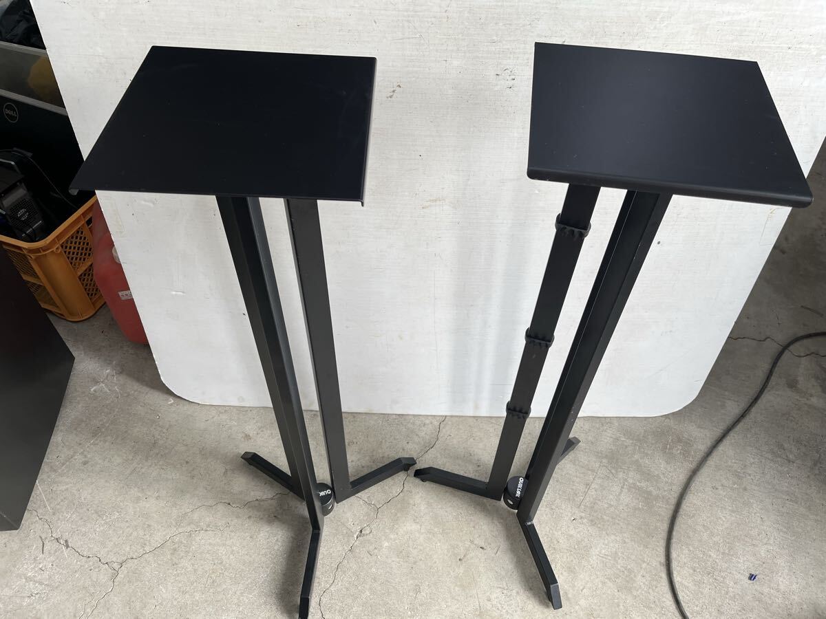 U014038 スピーカースタンド　 QUIKLOK ペア　高さ約107cm 現状品　0319
