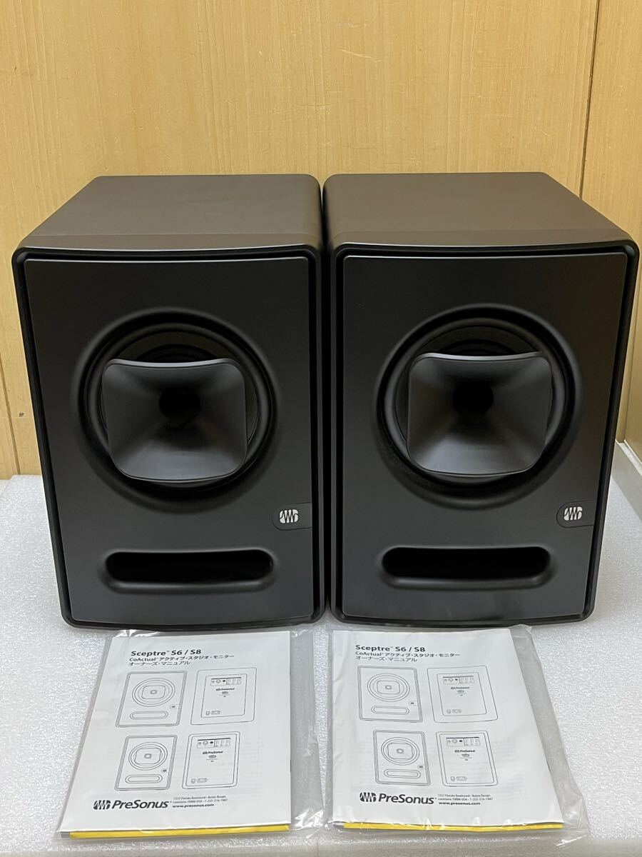 U013966 PreSonus Sceptre S6 スタジオモニター ペア　出音確認済み　現状品　0317