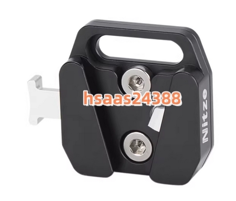 Nitze ミニVマウントプレート アルミニウム合金 Vマウントプレート 1/4インチネジ付き - N21F