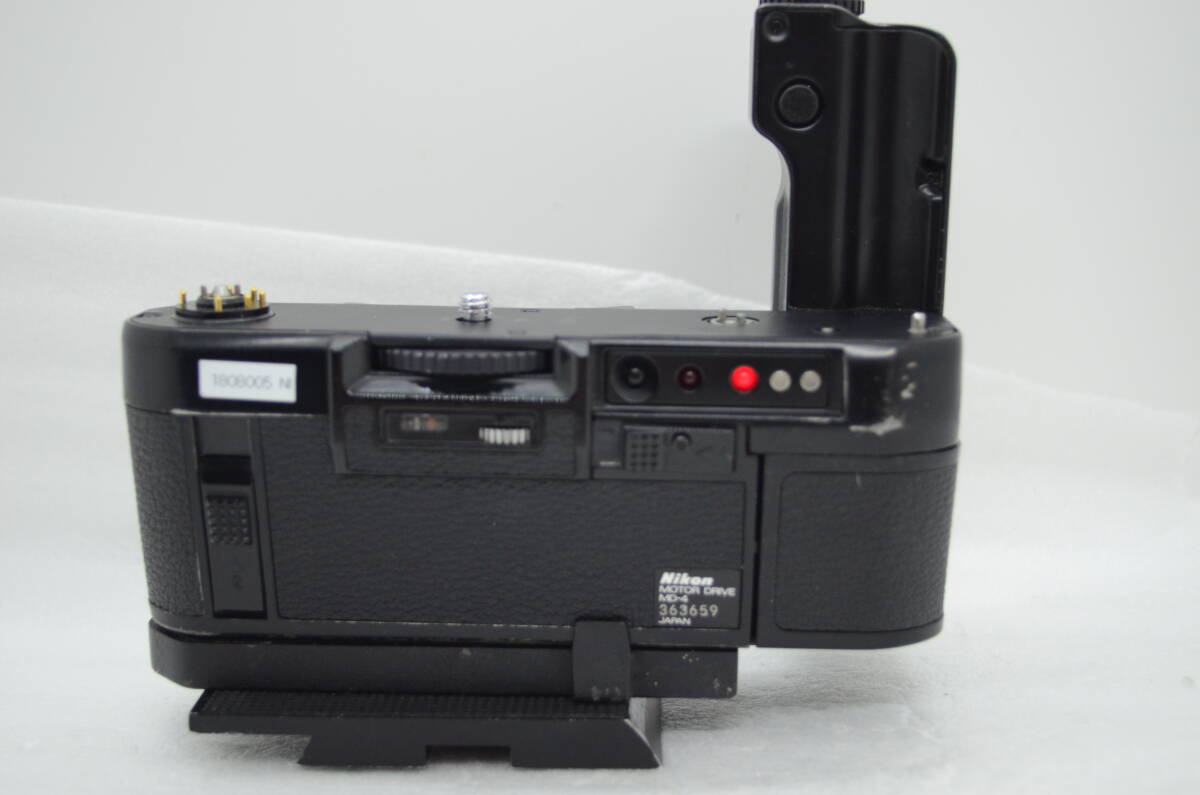 ★良品★ニコンF3専用 モータードライブ MD-4 Nikon MOTOR DRIVE S 動作確認済 ブラック