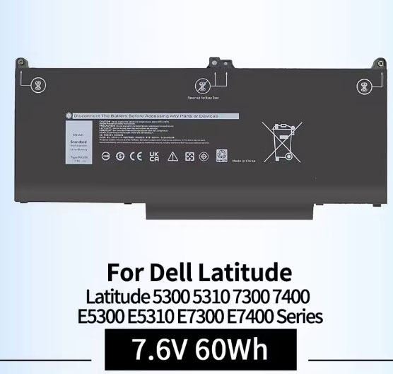 国内発送 ! MXV9V 新品 バッテリー Dell Latitude 5300 5310 7300 7400 e5300 e5310 e7300 e7400 5300 5310, 2 in 1,Inspiron 7300, 7306