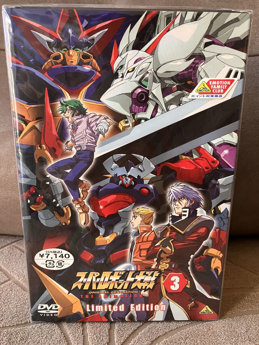 DVD Limited Edition 初回限定生産商品 スーパーロボット大戦OG ORIGINAL GENERATION THE ANIMATION