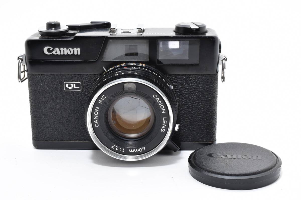 【並品】Canon キヤノン QL 17 G-III 40mm f1.7 Canonet ブラック レンジファインダー【動作確認済み】 #2796052
