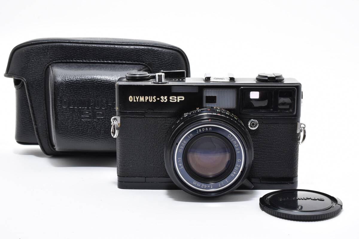 【極上美品】OLYMPUS-35 オリンパス 35 SP 42ｍｍ F1.7 G.ZUIKO ブラック【動作確認済み】 #2796046