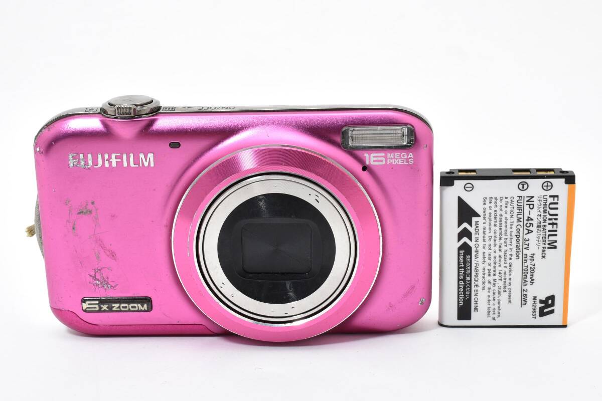 富士フィルム FUJIFILM フジフィルム FinePix JX400 ピンク コンパクトデジタルカメラ 【現状品】 #2800864