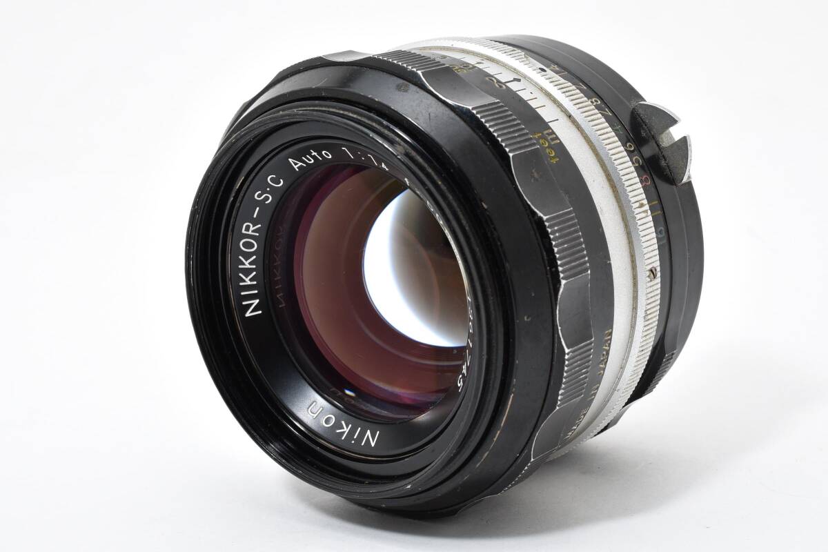【良品】 Nikon ニコン NIKKOR-S・C 50mm F1.4 非AI 【動作確認済み】 #2800871