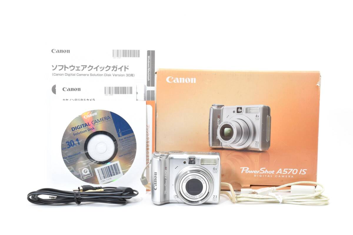 【良品】 Canon キャノン PowerShot パワーショット A570 IS コンパクトデジタルカメラ 【動作確認済み】 #2806316