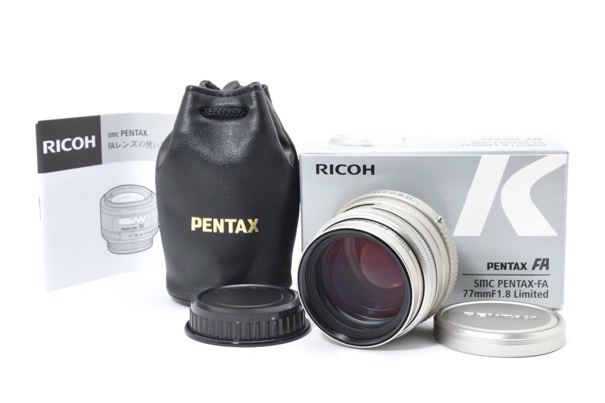 【美品】PENTAX ペンタックス SMC PENTAX-FA 77mm F1.8 Limited 【元箱付き】【動作確認済み】 #2806329