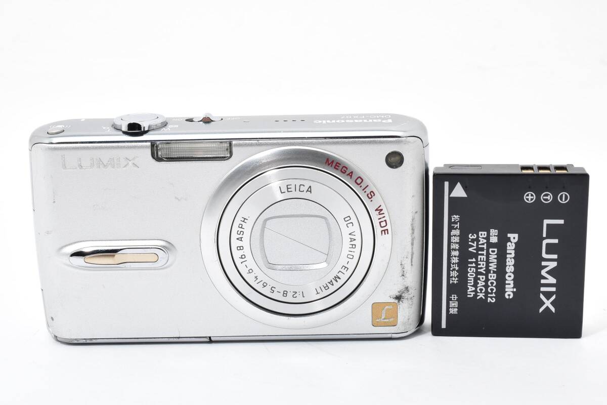 【良品】 Panasonic パナソニック FX-07 ボディ LUMIX 28mm広角 LEICA【動作確認済み】 #2812196