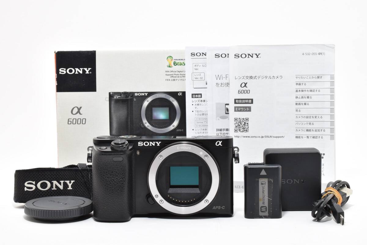 【良品】SONY ソニー α6000 元箱付き コンパクトデジタルカメラ 【動作確認済み】 #2816533
